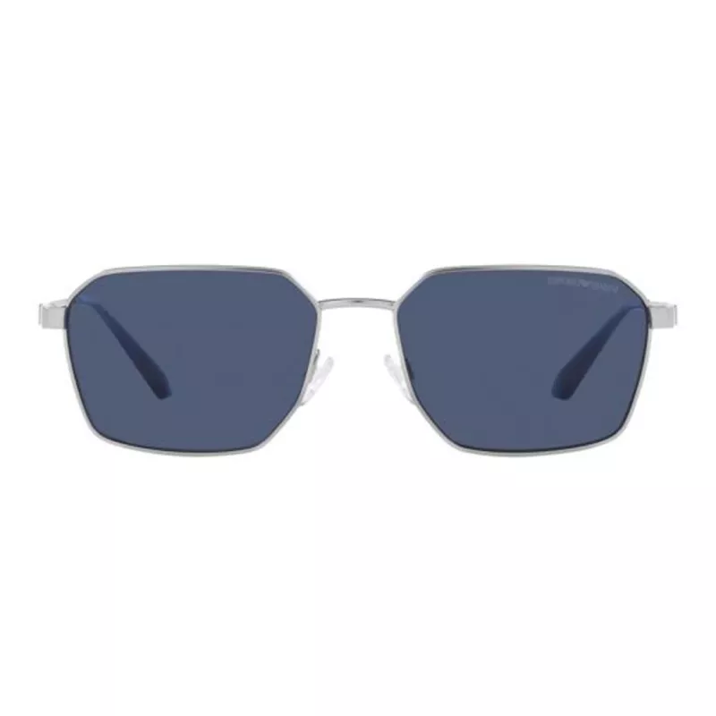EMPORIO ARMANI EA2140-304580 Sonnenbrille Herren Matt Schwarz Grau Rechteckig