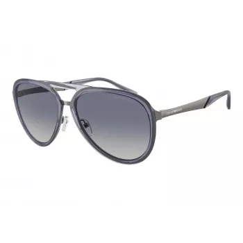 EMPORIO ARMANI EA2145-33584L Herren Polarized Sonnenbrille - Matt Schwarz