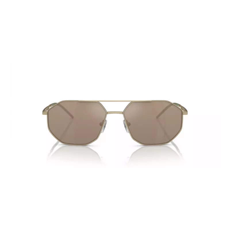 EMPORIO ARMANI EA2147-30025A Sonnenbrille Matt Schwarz Grau Rechteckig Herren