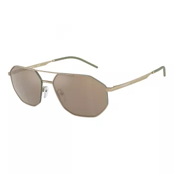 EMPORIO ARMANI EA2147-30025A Sonnenbrille Matt Schwarz Grau Rechteckig Herren