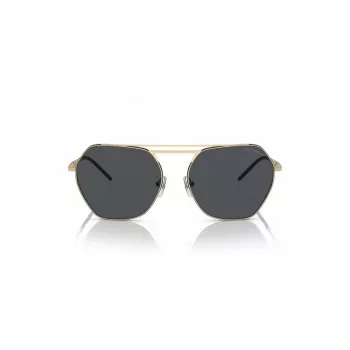 EMPORIO ARMANI EA2148-301387 Herren-Sonnenbrille, Matt-Schwarzer Rahmen, Dunkelgraue Gläser, 56 mm