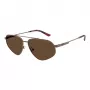 EMPORIO ARMANI EA2156-300673 Herren-Sonnenbrille, Matt Schwarz, Dunkelgraue Gläser, 59 mm