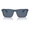 EMPORIO ARMANI EA4219-576380 Herren Rechteck-Sonnenbrille - Matt Schwarzer Rahmen, Graue Gläser, 57 mm