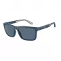 EMPORIO ARMANI EA4219-576380 Herren Rechteck-Sonnenbrille - Matt Schwarzer Rahmen, Graue Gläser, 57 mm