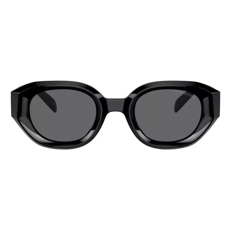 EMPORIO ARMANI EA4230U501787 Sonnenbrille Herren Quadratisch Schwarzer Rahmen Graue Gläser 48/25/145 mm