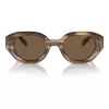 EMPORIO ARMANI EA4230U614973 Rechteckige Sonnenbrille Matt Schwarz Dunkelgrau 48mm