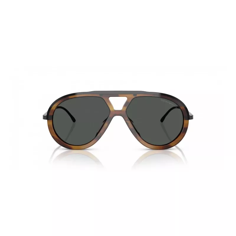 EMPORIO ARMANI EA4242U 621287 Herren-Sonnenbrille Matt Schwarz Grau 56mm
