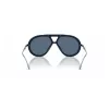 EMPORIO ARMANI EA4242U621380 Herren-Sonnenbrille - Matt schwarzer Rahmen, grau verlaufende Gläser, 56 mm