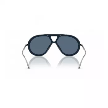 EMPORIO ARMANI EA4242U621380 Herren-Sonnenbrille - Matt schwarzer Rahmen, grau verlaufende Gläser, 56 mm