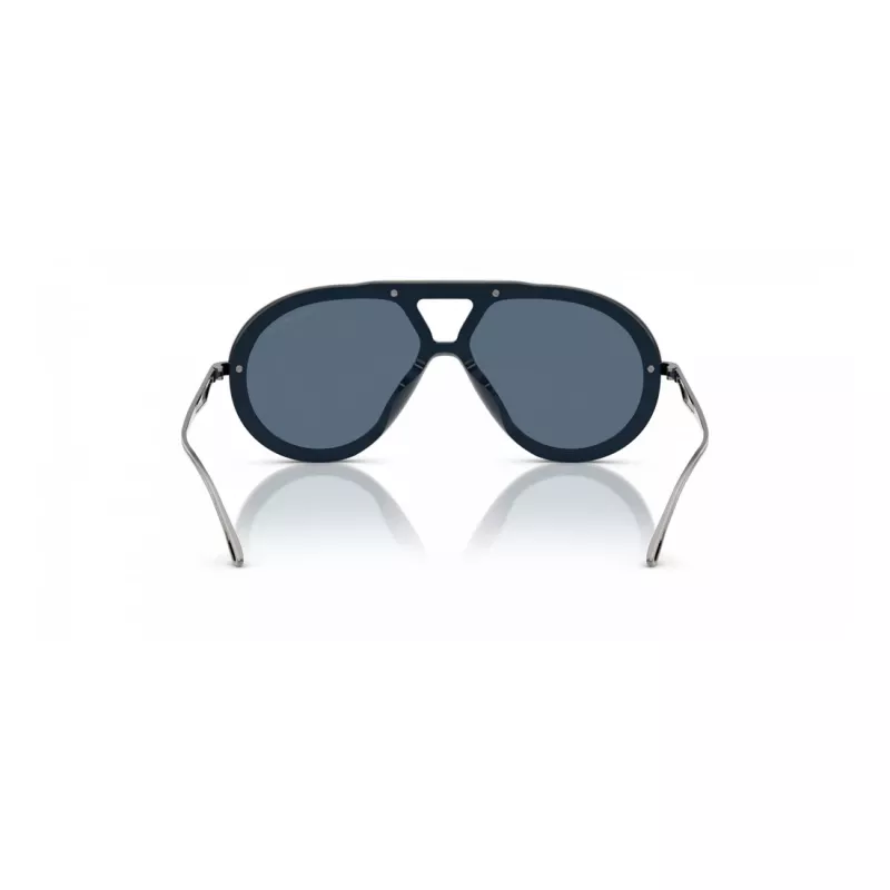 EMPORIO ARMANI EA4242U621380 Herren-Sonnenbrille - Matt schwarzer Rahmen, grau verlaufende Gläser, 56 mm