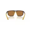 EMPORIO ARMANI EA4248U62586H Herren-Sonnenbrille Matt Schwarz Grau Spiegel Silber 58mm