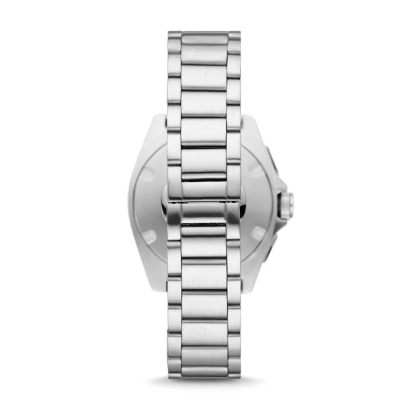 Emporio Armani Luigi Herren Quarzuhr AR11411 41mm schwarzes Zifferblatt Lederarmband