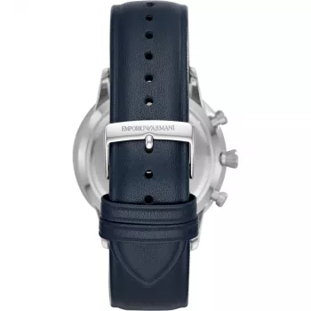 Emporio Armani Herren Luigi Chronograph Edelstahl Mesh Uhr AR11226