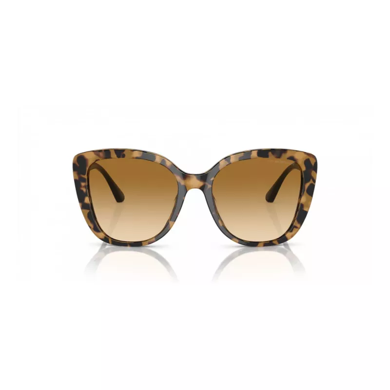 EMPORIO ARMANI Damen Cat-Eye-Sonnenbrille EA4214U60593B Transparent Brauner Rahmen Brauner Verlaufsgläser 54/18/140 mm