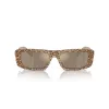 EMPORIO ARMANI Damen-Sonnenbrille EA4229U61195A Cat Eye Transparent Grau Gestell Grau Gradient Glas 55mm