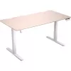 ENDORFY Atlas L Elektrisch höhenverstellbarer Steh-Sitz-Schreibtisch, Lichtes Holz, 1400x600 mm