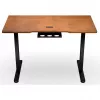 ENDORFY Atlas S Electric Höhenverstellbarer Schreibtisch Walnuss/Schwarz 120x60 cm
