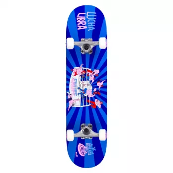 Enuff Lucha Libre 7.75 Komplett-Skateboard Blau-Pink