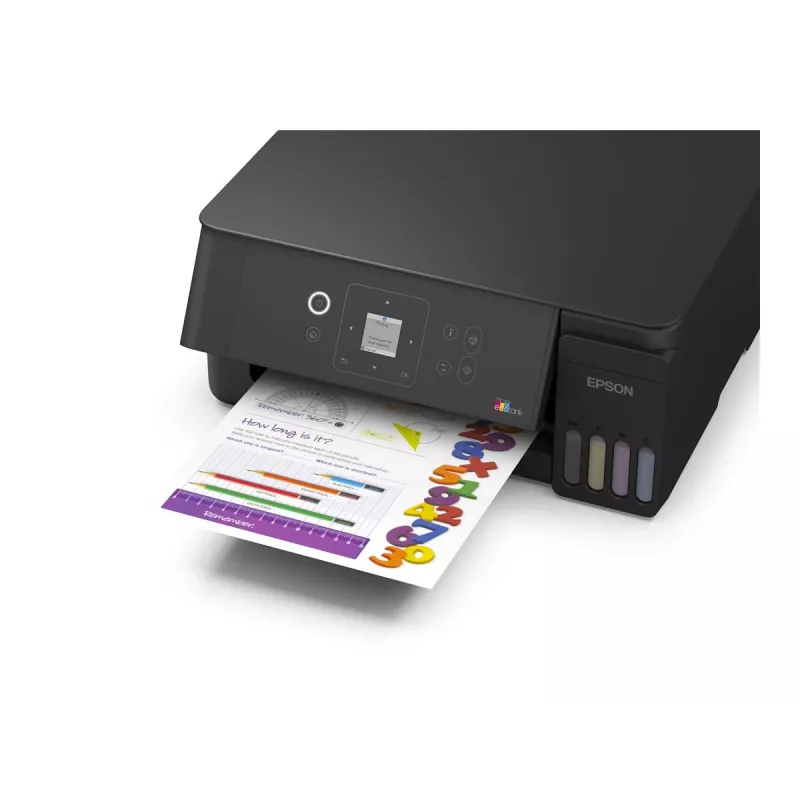 Epson EcoTank ET-2922 Farb-Tintenstrahl-Multifunktionsdrucker - A4/Legal - Drucken, Kopieren, Scannen - Wi-Fi, USB - Schwarz