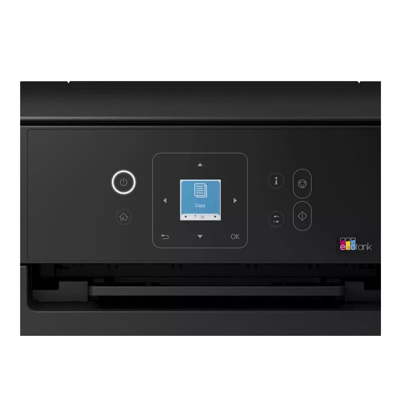 Epson EcoTank ET-2922 Farb-Tintenstrahl-Multifunktionsdrucker - A4/Legal - Drucken, Kopieren, Scannen - Wi-Fi, USB - Schwarz