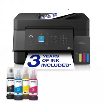 Epson EcoTank ET-4900 Multifunktions-Tintenstrahldrucker - Drucken, Scannen, Kopieren, Faxen - A4 - Wi-Fi, Ethernet, USB - Duplex - ADF - Farb-LCD-Touchscreen