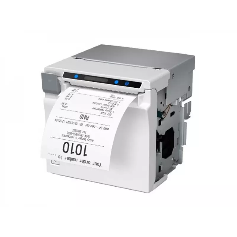 Epson EU-m30 (001) Thermodrucker für Belege - USB + Seriell, Weiß, ohne Netzteil, ohne Kabel