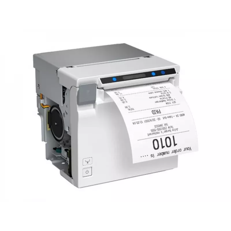 Epson EU-m30 (001) Thermodrucker für Belege - USB + Seriell, Weiß, ohne Netzteil, ohne Kabel