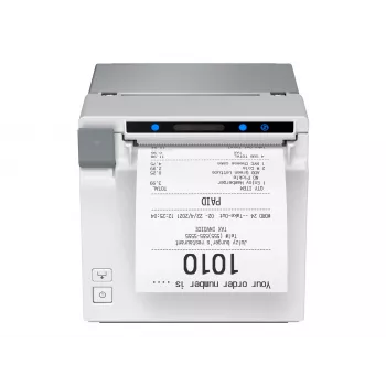 Epson EU-m30 (001) Thermodrucker für Belege - USB + Seriell, Weiß, ohne Netzteil, ohne Kabel