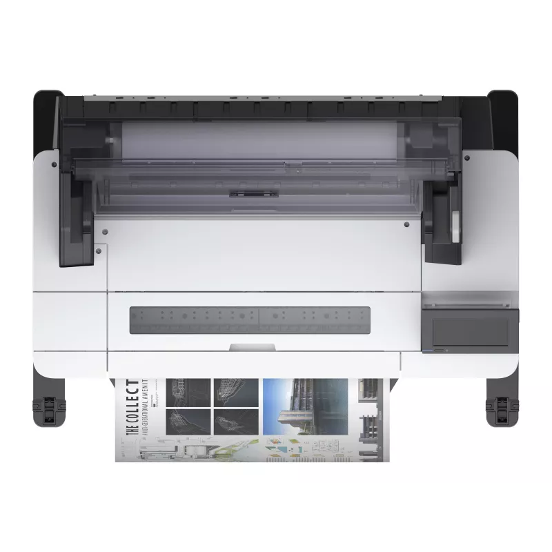 Epson SureColor SC-T3405N Großformatdrucker - 24 Zoll, Farbe, Tintenstrahl, Rolle A1, 2400 x 1200 dpi, Gigabit LAN, Wi-Fi, USB 3.0, ohne Standfuß