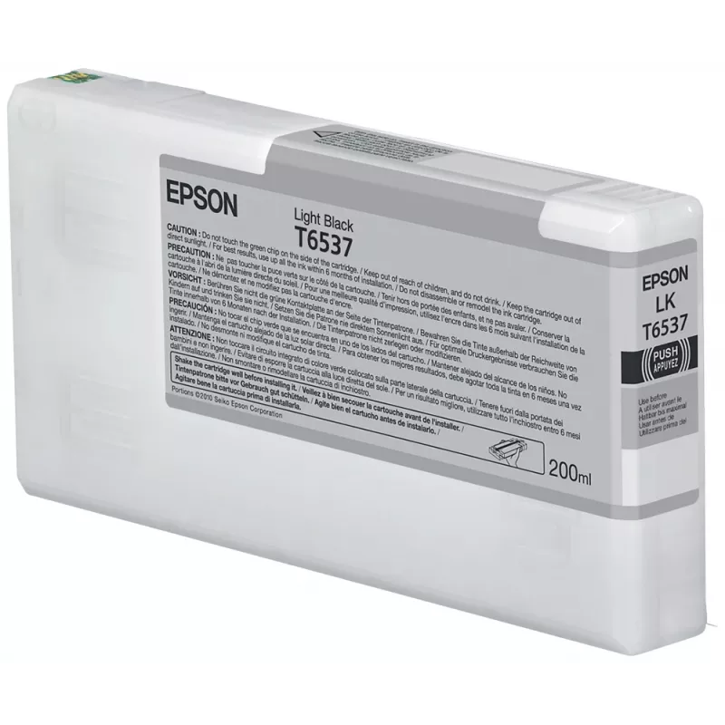 Epson T653700 UltraChrome HDR Photo Black Tintenpatrone (200 ml, 1er-Pack)