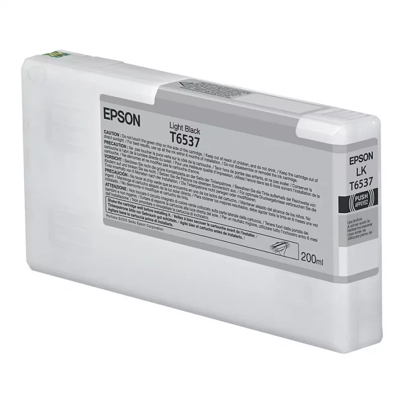 Epson T653700 UltraChrome HDR Photo Black Tintenpatrone (200 ml, 1er-Pack)