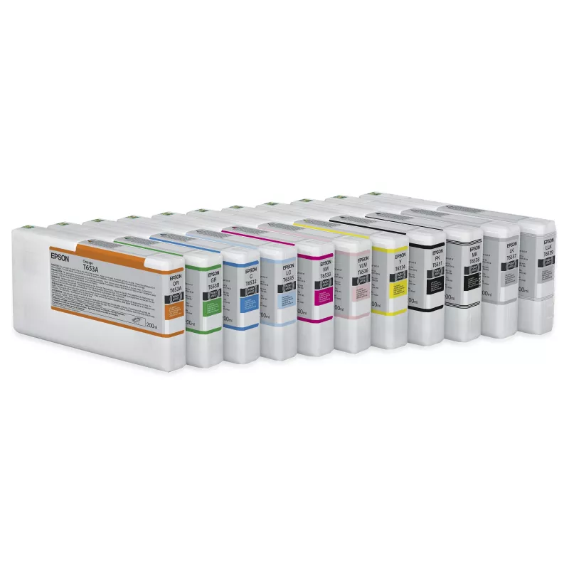 EPSON T6539 Tintenpatrone, Light Light Black, 200 ml