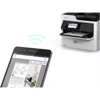 Epson WorkForce Pro WF-M5799DWF Drucker Tinte Schwarzweiß MFP A4, Zählerstand von 20K bis 60K (Gebraucht)