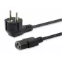 Equip 112121 - 3 m - Schuko Typ F auf IEC C13 Stromkabel - H05VV-F3G - 250 V - 10 A - Schwarz