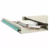 Equip 12-Port Glasfaser-Spleißbox, LC Duplex, OM3, 1U, Bestückt, Grau