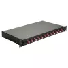 Equip 12-Port Glasfaser-Spleißbox, LC Duplex, OM4, 1U, bestückt, schwarz
