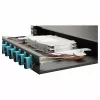 Equip 12-Port Glasfaser-Spleißbox, SC Duplex, OM3, 1U, bestückt, Schwarz
