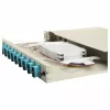 Equip 12-Port Glasfaser-Spleißbox, SC Duplex, OM3, 1U Rackmount, bestückt, Grau