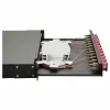 Equip 12-Port Glasfaser-Spleißbox, SC Duplex, OM4, 1U, bestückt, Schwarz