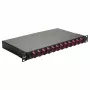 Equip 12-Port Glasfaser-Spleißbox, SC Duplex, OM4, 1U, bestückt, Schwarz
