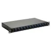 Equip 12-Port Glasfaser-Spleißbox, SC Duplex, OS2, 1U, Voll bestückt, Schwarz (591909)