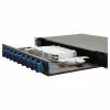 Equip 12-Port Glasfaser-Spleißbox, SC Duplex, OS2, 1U, Voll bestückt, Schwarz (591909)