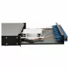 Equip 12-Port Glasfaser-Spleißbox, SC Duplex, OS2, 1U, Voll bestückt, Schwarz (591909)
