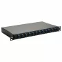 Equip 12-Port Glasfaser-Spleißbox, SC Duplex, OS2, 1U, Voll bestückt, Schwarz (591909)