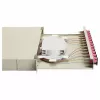 Equip 12-Port SC Duplex OM4 Glasfaser-Spleißbox, 1U, komplett ausgestattet, Grau