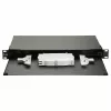 Equip 19 Zoll 1U Glasfaser-Space-Box ohne Panel, Stahl schwarz