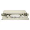 EQUIP 19 inch Glasfaser-Space-Box-Gehäuse, 1U, Stahl, Grün, ohne Panel