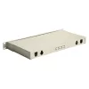 EQUIP 19 inch Glasfaser-Space-Box-Gehäuse, 1U, Stahl, Grün, ohne Panel