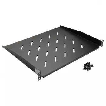 Equip 19 Zoll Festes Rack-Regal 1U 350 mm Schwarz für Server-Racks