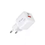Equip 2-Port USB-C PD3.0/USB-A GaN Wandladegerät 20W Weiß
